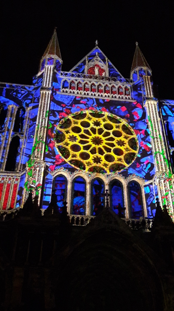 Chartres Light show 28 Eure et Loir